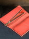 Кожаный кошелек Berty красного цвета (18 см) | 6798101 | фото 3