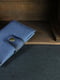 Кожаный синий кошелек Berty (18 см) | 6798102 | фото 2