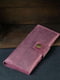 Шкіряний гаманець Berty фіолетового кольору (20 см) | 6798108 | фото 2