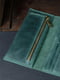 Зелений шкіряний гаманець Berty (20 см) | 6798109 | фото 3