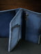Синий кожаный кошелек-клатч "Нова" | 6798113 | фото 3