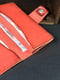 Червоний шкіряний гаманець-клатч "Нова" | 6798114 | фото 4
