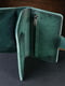 Зеленый кожаный кошелек-клатч "Нова" | 6798115 | фото 3