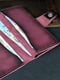Шкіряний гаманець-клатч "Нова" фіолетового кольору | 6798116 | фото 4