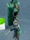 Зелена шкіряна ключниця на блискавці | 6798141 | фото 2
