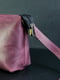 Шкіряна сумка "Літо" бордового кольору | 6798287 | фото 3
