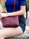 Шкіряна сумка "Літо" бордового кольору | 6798287 | фото 6