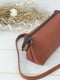 Шкіряна сумка "Літо" коричневого кольору | 6798294 | фото 3