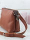 Шкіряна сумка "Літо" коричневого кольору | 6798294 | фото 4