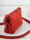 Шкіряна сумка "Літо" червоного кольору | 6798312 | фото 3