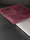 Кожаный бордовый чехол для MacBook | 6798341 | фото 3