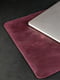 Кожаный бордовый чехол для MacBook | 6798341 | фото 4