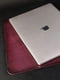 Кожаный бордовый чехол для MacBook | 6798346 | фото 3