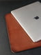 Кожаный коричневый чехол для MacBook | 6798348 | фото 3