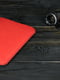 Шкіряний червоний чохол для MacBook | 6798349 | фото 3