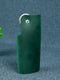 Зелена шкіряна ключниця на блискавці | 6798367 | фото 3