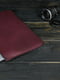 Кожаный бордовый чехол для MacBook | 6798383 | фото 2