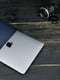 Шкіряний синій чохол для MacBook | 6798396 | фото 2