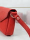 Шкіряна сумка "Лілу" червоного кольору | 6798403 | фото 4