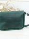 Шкіряна сумка "Лілу" зеленого кольору | 6798405 | фото 5