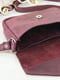 Шкіряна сумка "Лілу" бордового кольору | 6798406 | фото 6