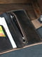 Шкіряний гаманець-клатч "Нова" кольору кави | 6798428 | фото 5