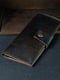 Шкіряний гаманець Berty кольору кави (20 см) | 6798431 | фото 2