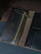 Шкіряний гаманець Berty кольору кави (20 см) | 6798431 | фото 3
