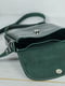 Шкіряна сумка "Мія" зеленого кольору | 6798435 | фото 6