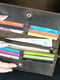 Кожаный кошелек на 12 карт черный | 6798501 | фото 3