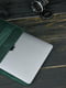 Шкіряний зелений чохол для MacBook | 6798587 | фото 3