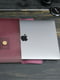 Шкіряний бордовий чохол для MacBook | 6798616 | фото 2