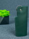 Зелена шкіряна ключниця на блискавці | 6798619 | фото 3