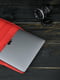 Шкіряний червоний чохол для MacBook | 6798644 | фото 2