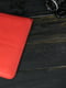 Шкіряний червоний чохол для MacBook | 6798644 | фото 4