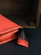 Красный кожаный кошелек-клатч "Тревел" | 6798663 | фото 2