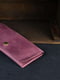 Шкіряний гаманець "Батерфляй" бордового кольору | 6798757 | фото 2