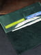 Зелений шкіряний гаманець “Молодіжний” | 6798759 | фото 3