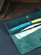 Зелений шкіряний гаманець "Батерфляй"  | 6798776 | фото 3