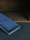 Синій шкіряний гаманець "Батерфляй"  | 6798778 | фото 2