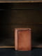 Шкіряний гаманець потрійного складання коричневий | 6798802