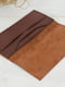 Шкіряний гаманець коричневого кольору | 6798862 | фото 2