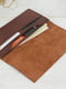 Шкіряний гаманець коричневого кольору | 6798862 | фото 3