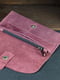 Шкіряний гаманець "Батерфляй" фіолетового кольору | 6798863 | фото 4