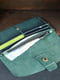 Зелений шкіряний гаманець "Батерфляй"  | 6798867 | фото 3