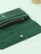 Зелений шкіряний гаманець "Флай" | 6798876 | фото 2