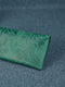 Шкіряний гаманець "Флай" зелений у візерунок | 6798879 | фото 4