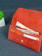 Шкіряний гаманець "Флай" червоний у візерунок | 6798881 | фото 3