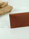Шкіряний гаманець "Флай" коньячного кольору | 6798896 | фото 4