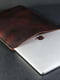 Шкіряний коричневий чохол для MacBook | 6798934 | фото 3